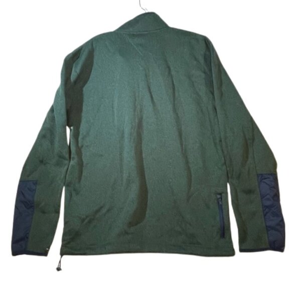 Tommy Hilfiger XL green and blue 1/4 snap sweater New NWT - Picture 2 of 11